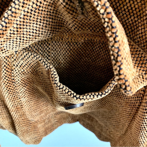 Vtg Fern Dratten Textured Rusty Brown 70’s Vibes Lightweight Jacket, Size 1X - Picture 6 of 10